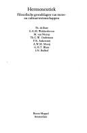 Cover for Hermeneutiek