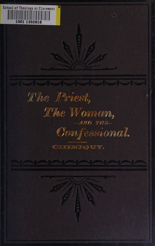 Cover for The priest, the woman, and the confessional.