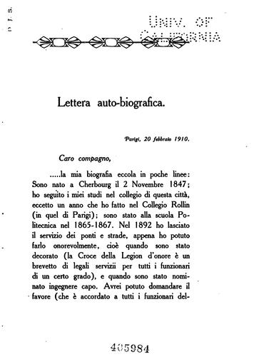 Cover for Giorgio Sore, con una lettera autobiografica: Bibliografia, ritratto autografo