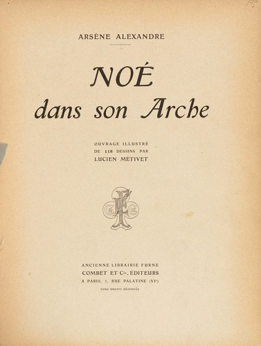 Cover for Noé dans son arche