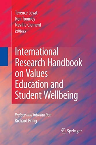 Cover for International Research Handbook on Values Education and Student Wellbeing