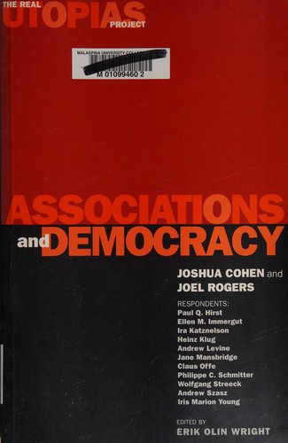 Cover for Associations & Democracy.