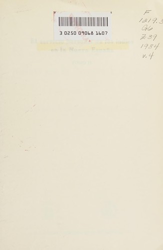 Cover for El servicio personal de los indios en la Nueva España