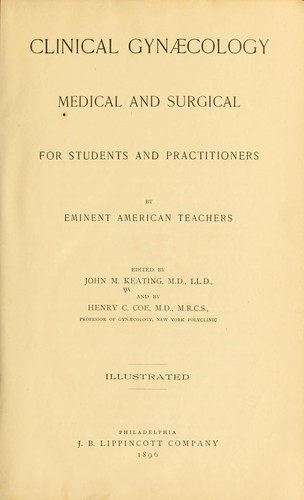 Cover for Clinical gynaecology