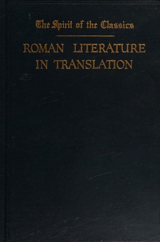 Cover for Roman literature in translation