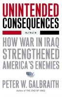 Cover for Unintended consequences