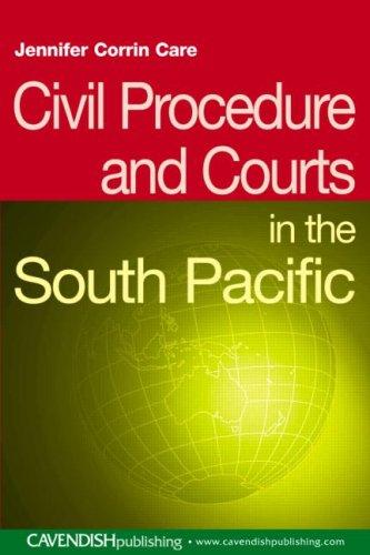 Cover for Civil procedure and courts in the South Pacific
