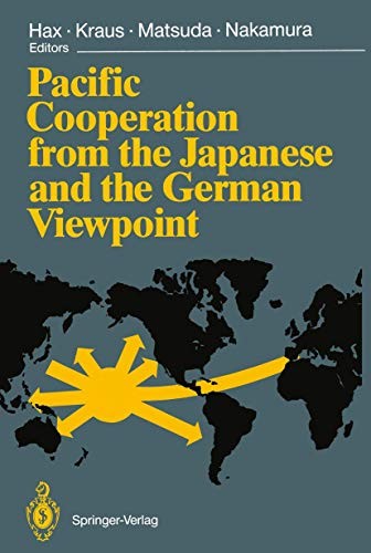 Cover for Pacific Cooperation from the Japanese and the German Viewpoint