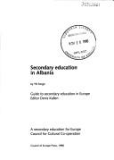 Cover for Secondary education in Albania