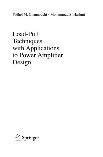Cover for Load-Pull Techniques with Applications to Power Amplifier Design