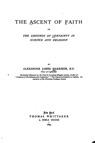Cover for The Ascent of Faith