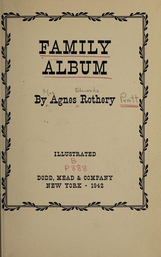 Cover for Family album
