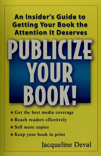 Cover for Publicize your book!