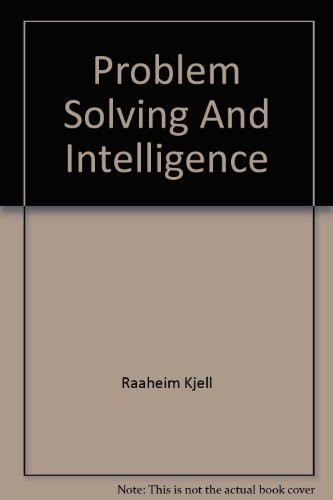 Cover for Problem solving and intelligence.