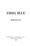 Cover for Emma Blue