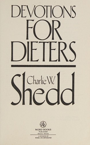 Cover for Devotions for dieters
