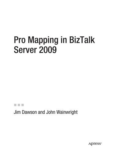 Cover for Pro Mapping in BizTalk Server 2009