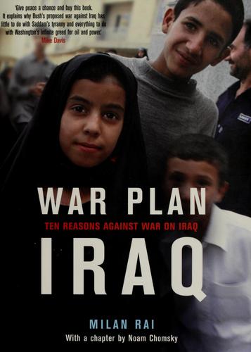 Cover for War plan Iraq