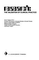 Cover for Research, the validation of clinical practice