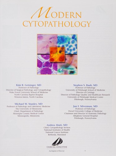 Cover for Modern Cytopathology