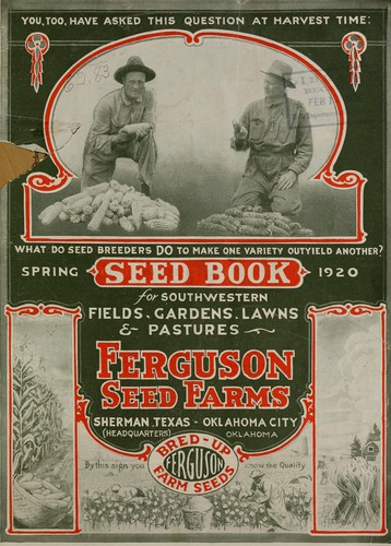 Cover for Seed book for southwestern fields, gardens, lawns and pastures