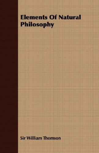 Cover for Elements of natural philosophy