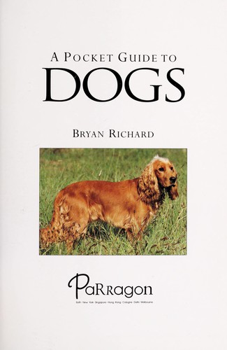 Cover for A pocket guide to dogs