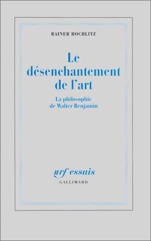 Cover for Le désenchantement de l'art
