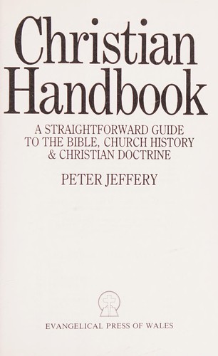 Cover for Christian handbook.