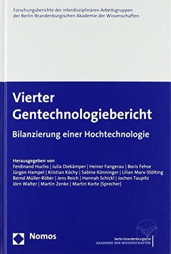 Cover for Vierter Gentechnologiebericht