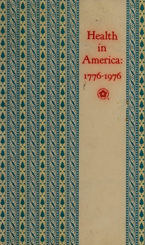 Cover for Health in America, 1776-1976.