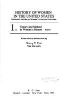 Cover for Theory and Method in Women's History (History of Women in the United States)