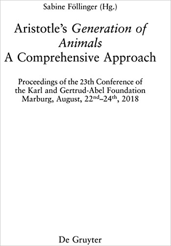 Cover for Aristotle's &rsaquo;Generation of Animals&lsaquo;