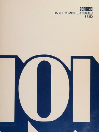 Cover for 101 BASIC Computer Games