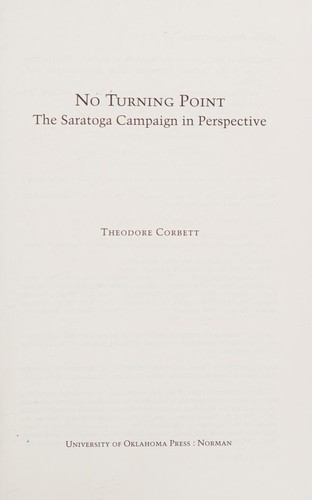 Cover for No turning point