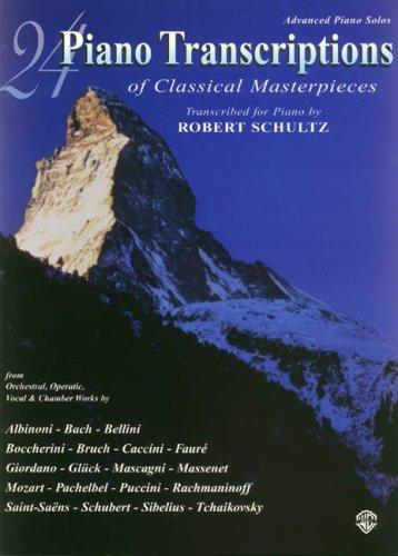 Cover for 24 Piano Transcriptions of Classical Masterpieces