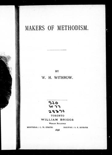 Cover for Makers of Methodism