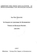 Cover for In search of another St Peterbsurg