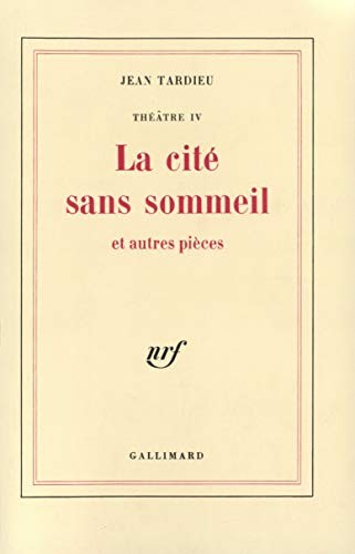 Cover for La cité sans sommeil