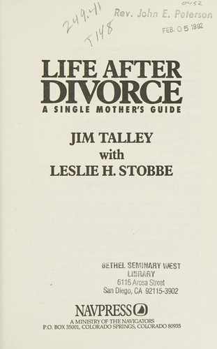 Cover for Life after divorce