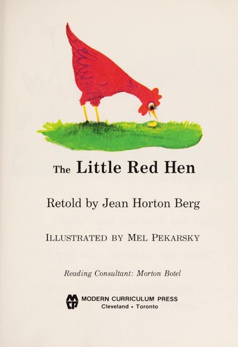 Cover for Little Red Hen