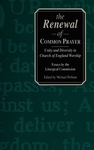 Cover for The Renewal of Common Prayer