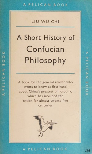 Cover for A short history of Confucian philosophy