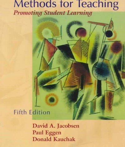 Cover for Methods for teaching
