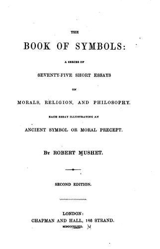 Cover for The book of symbols
