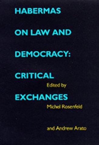 Cover for Habermas on law and democracy