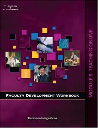 Cover for Faculty Development Companion Workbook Module 9: