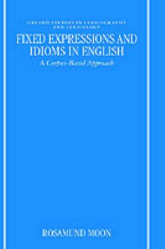 Cover for Fixed expressions and idioms in English