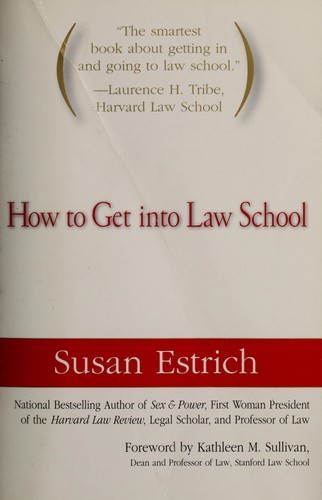 Cover for How to get into law school