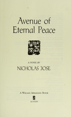 Cover for Avenue of eternal peace
